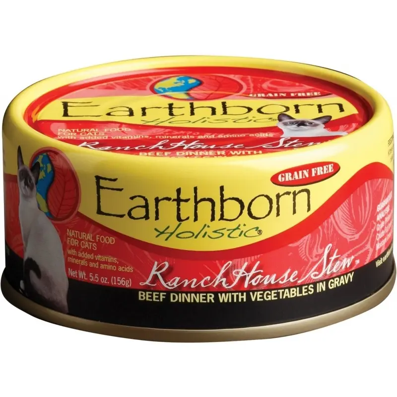 Earthborn Holistic Grain Free RanchHouse Stew Canned Cat Food