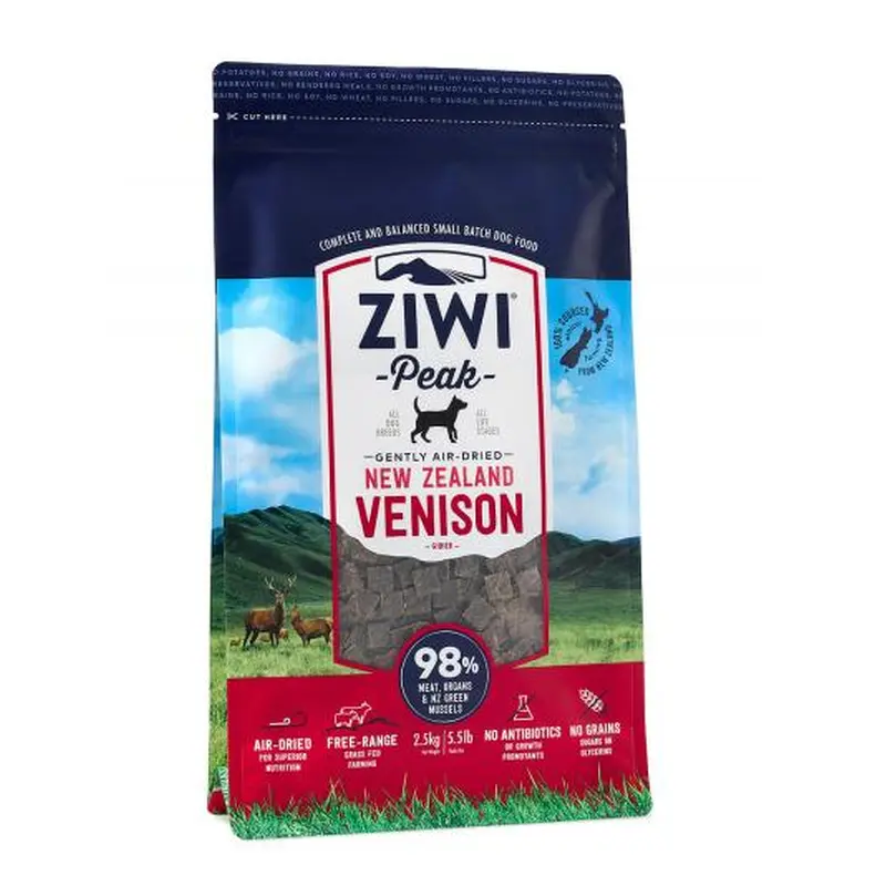 Ziwi Peak Air-Dried Dog Food - Venison - 2.2lb Bag