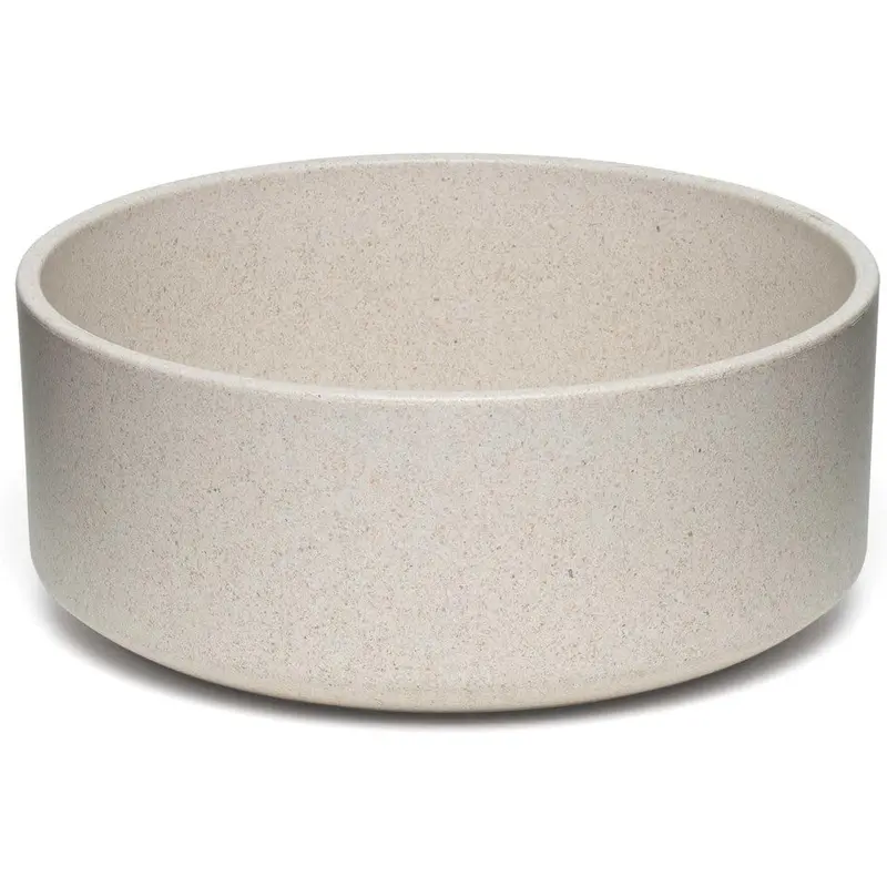 Loving Pets Dolce Bamboo Dog Dish Oat Large