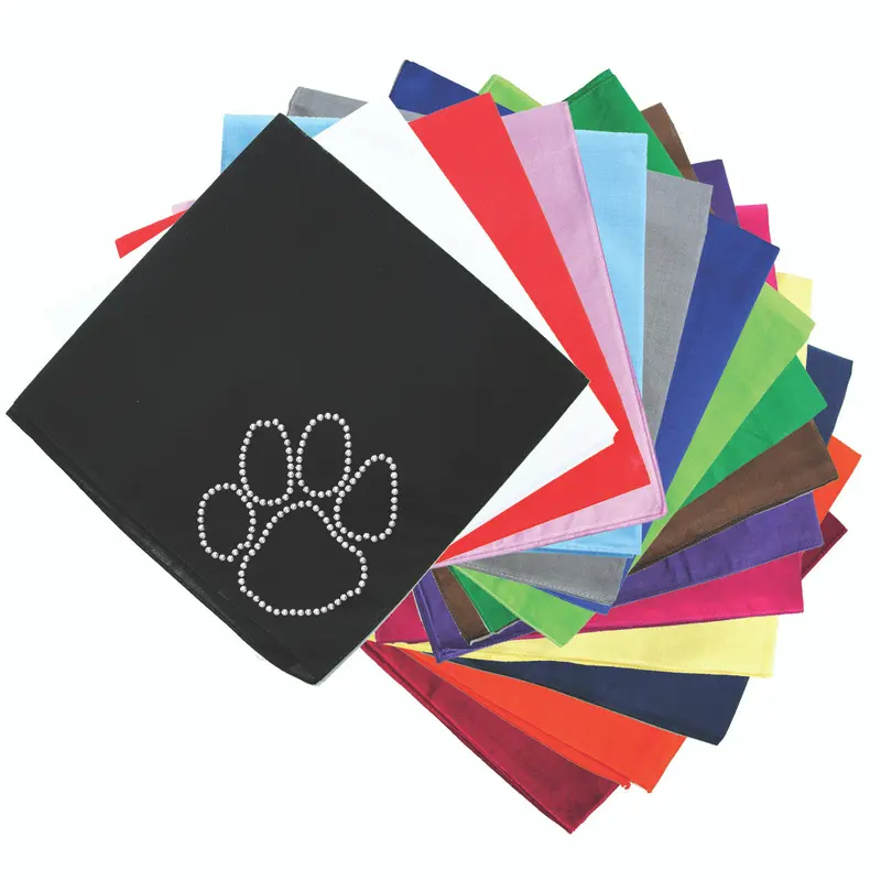 Paw (Silver Nailheads) bandana