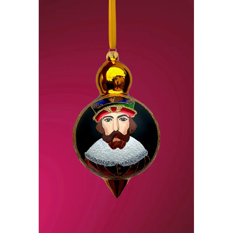 Claudio Sicilian Carretto Glass Bauble