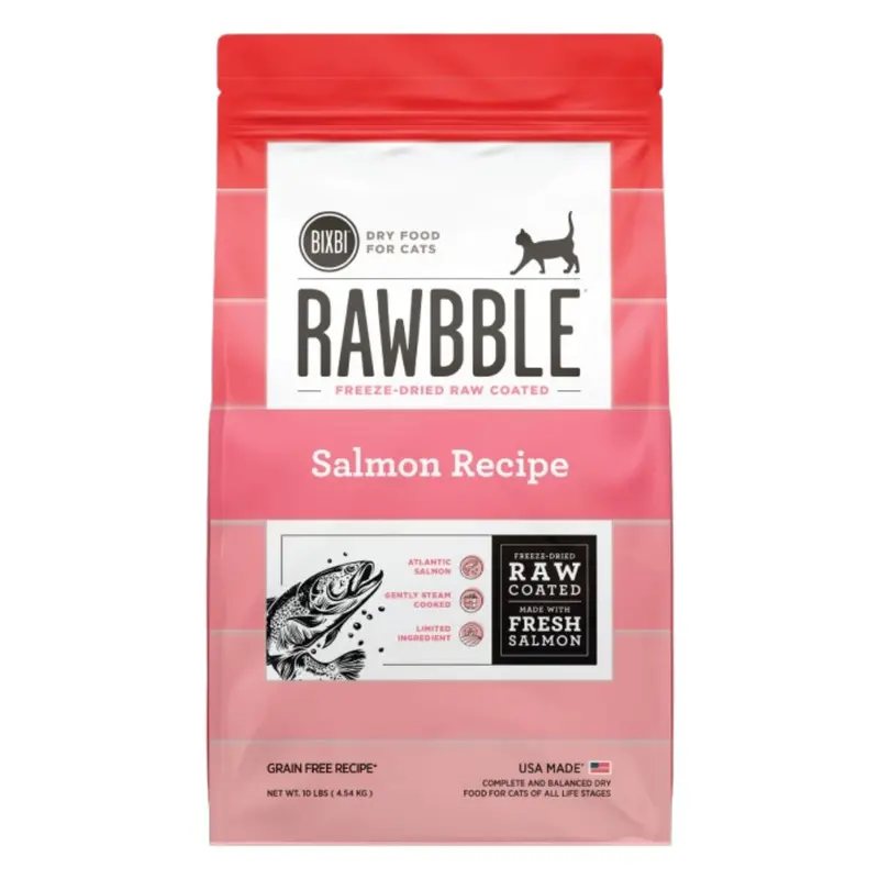 Bixbi Pet Rawbble Salmon Dry Cat Food 10lb
