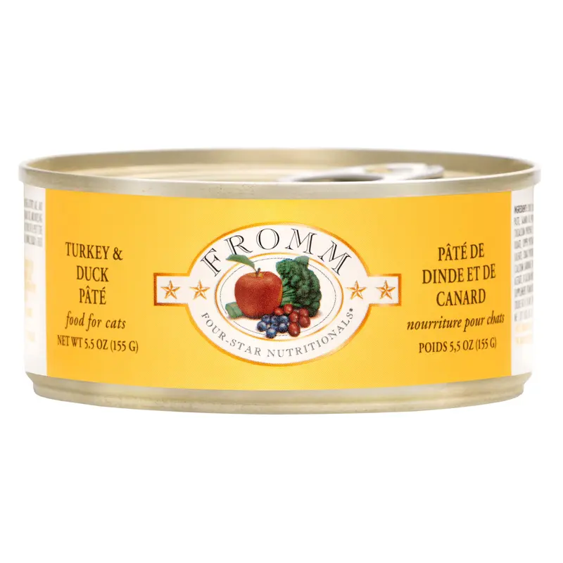 Fromm Four-Star Nutritionals Turkey & Duck Pt Food for Cats 5.5 oz