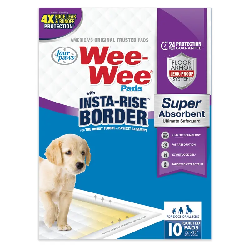 Wee-Wee Insta-Rise Border Pad