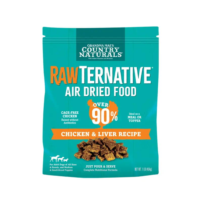 Grandma Mae's Rawternative  Air Dried Dog Food 5oz