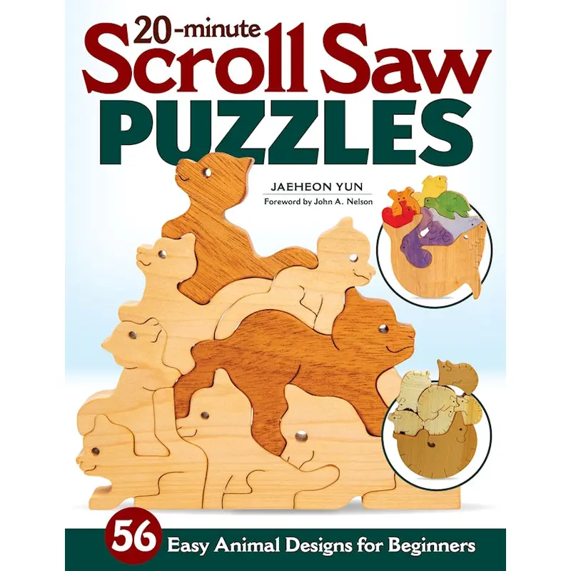 20-Minute Scroll Saw Puzzles