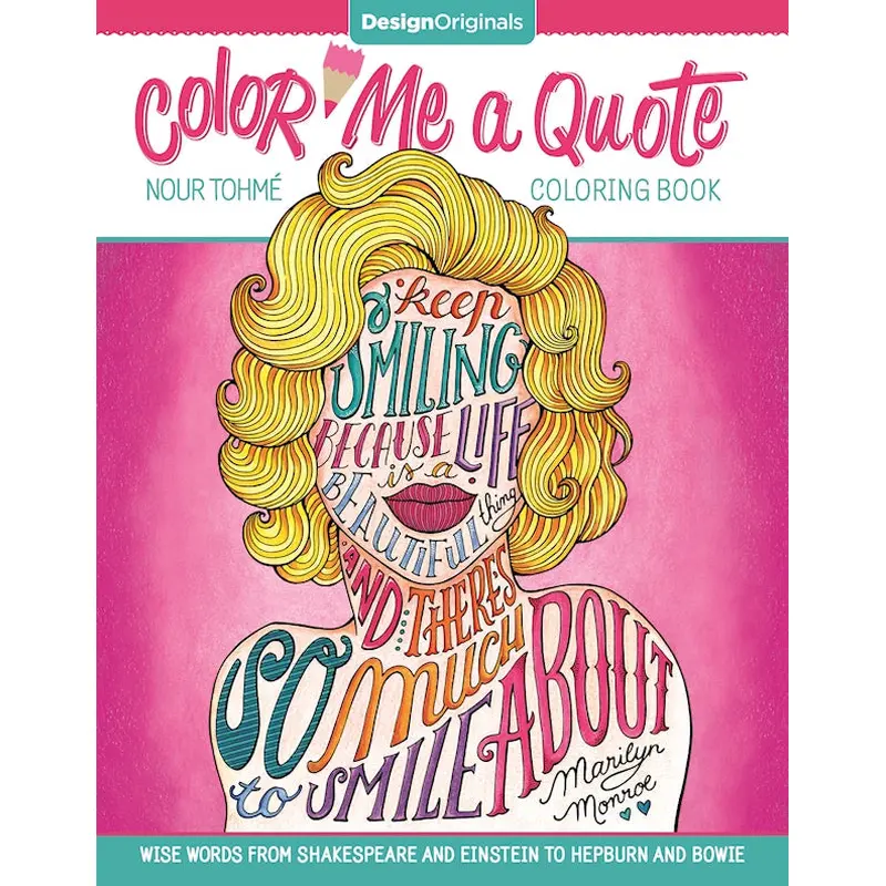 Color Me a Quote Coloring Book