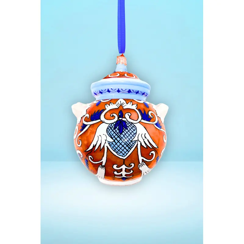 Genino Cookie Jar Polish Glass Ornament