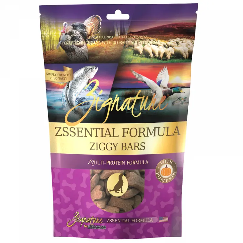 Zignature Zssential Ziggy Bars Dog Treats