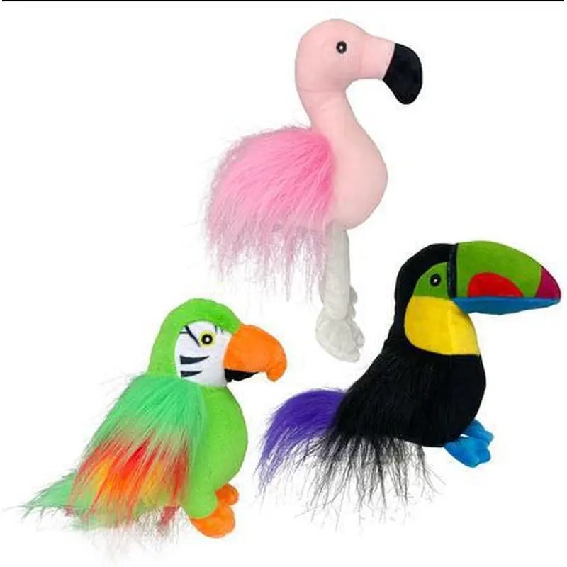Multipet Margaritaville Birds Asst Flamingo, Parrot, Toucan