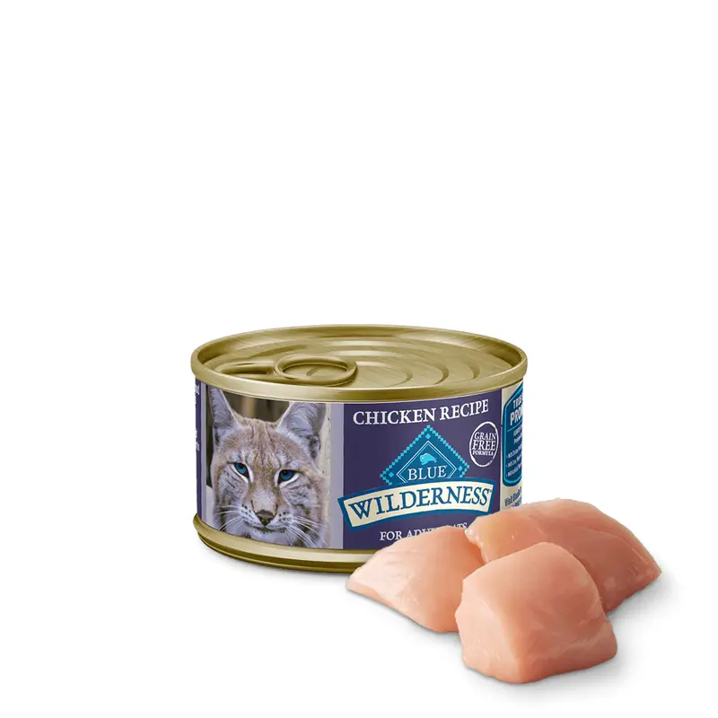 Blue Buffalo Wilderness Adult Chicken Entree Wet Cat Can (3oz)