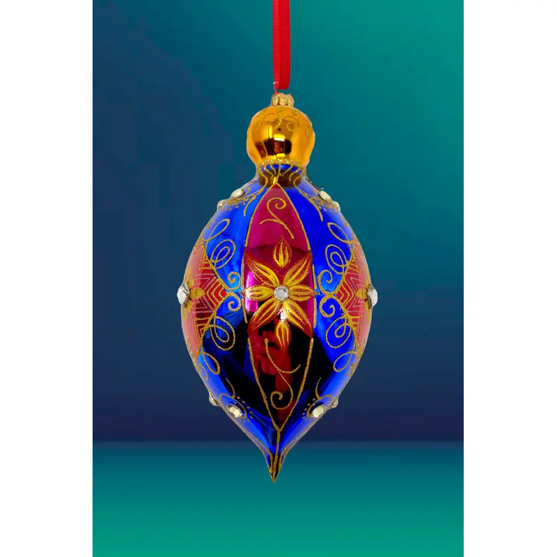 Iridescence Glass Ornament