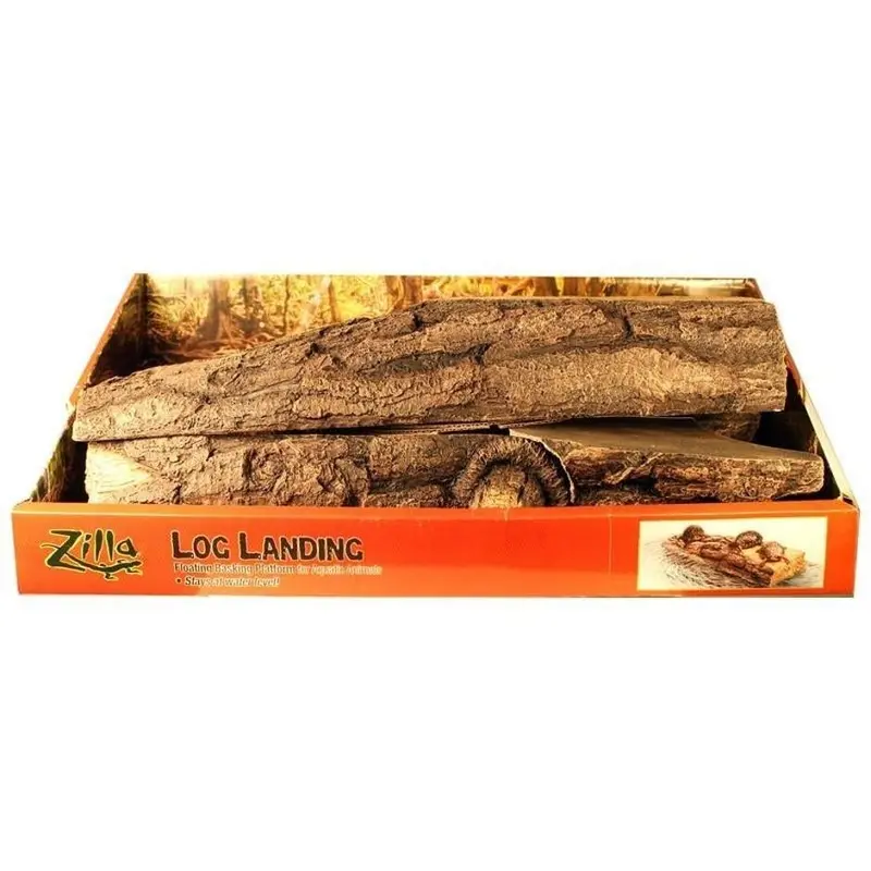 Zilla Log Landing Floating Basking Platform