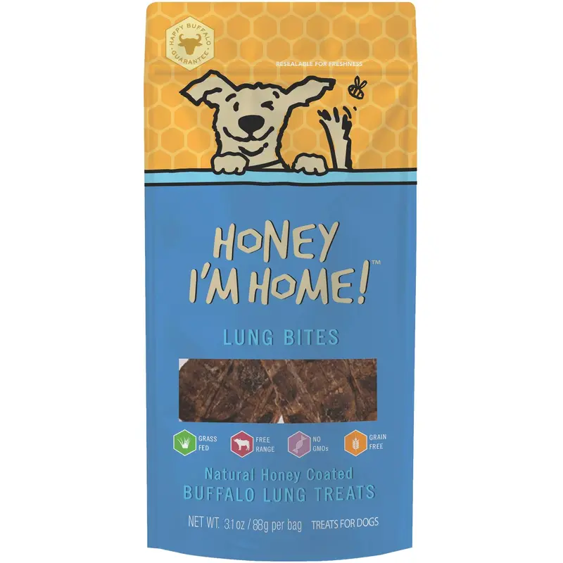 Honey I'm Home Lung Bites 3.1 oz.