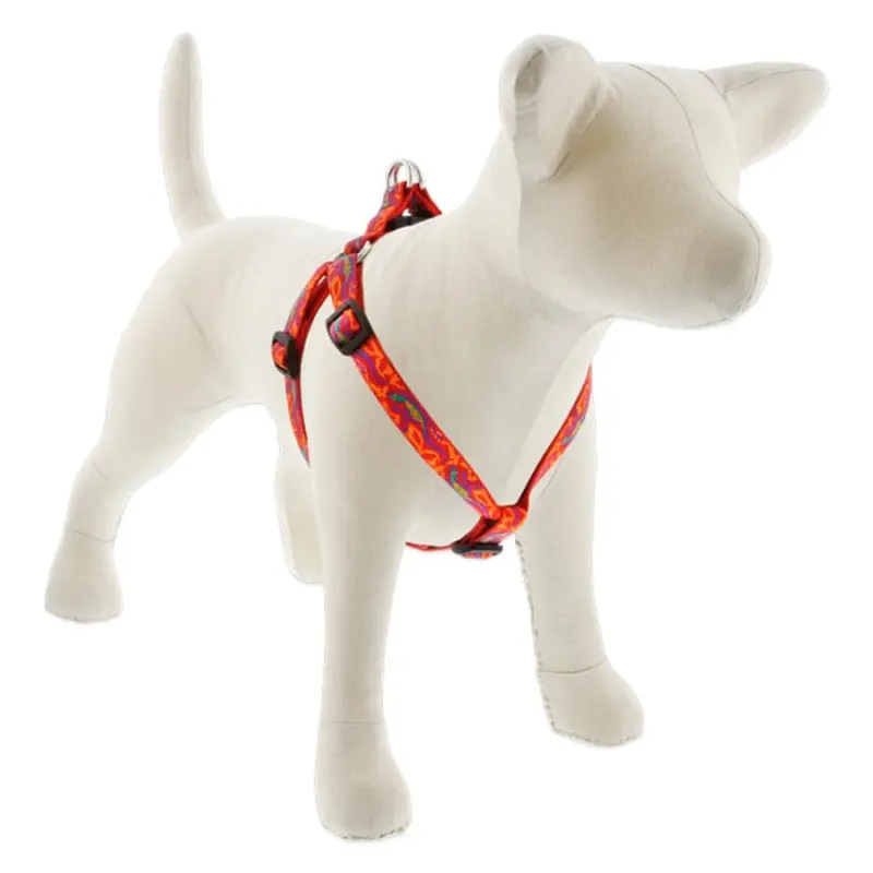 Lupine Pet Dog 3/4 In Wide 15-21 In Step  In Harness Original Designs Go Go Gecko
