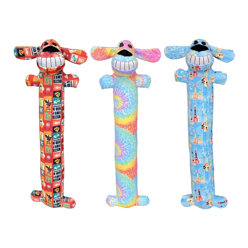 Multipet Plush Dog Toy Margaritaville Loofa Dog 12in Assorted
