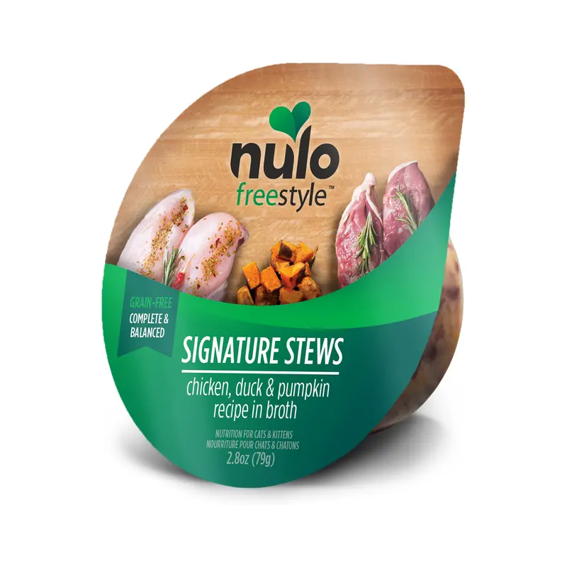 Nulo Freestyle 2.8oz Cat Food Stew Chicken Duck and Pumpkin