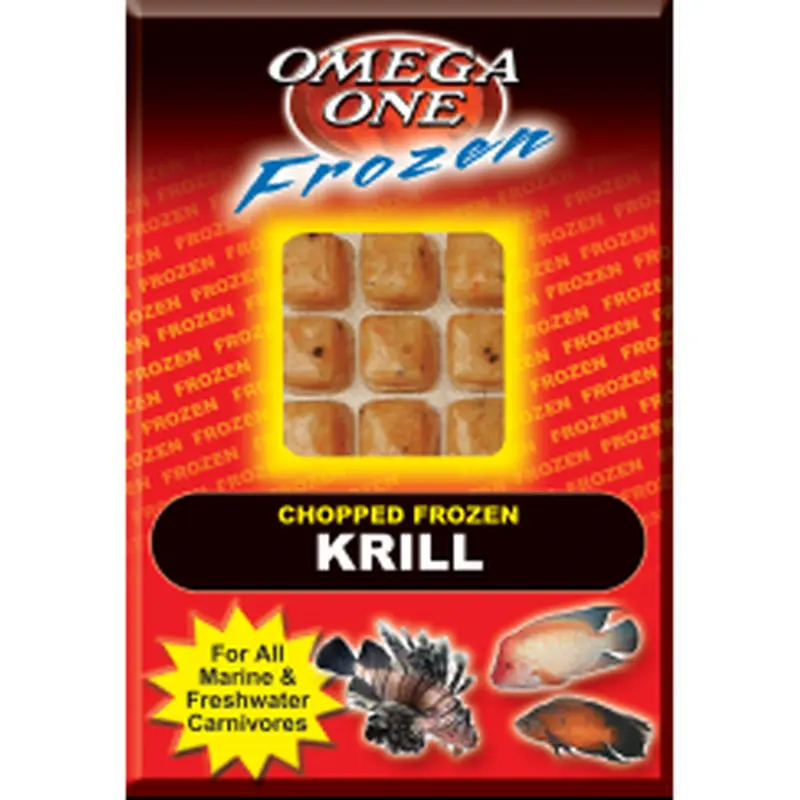 Omega One - Frozen - Chopped KrillCube Pack 3.5oz