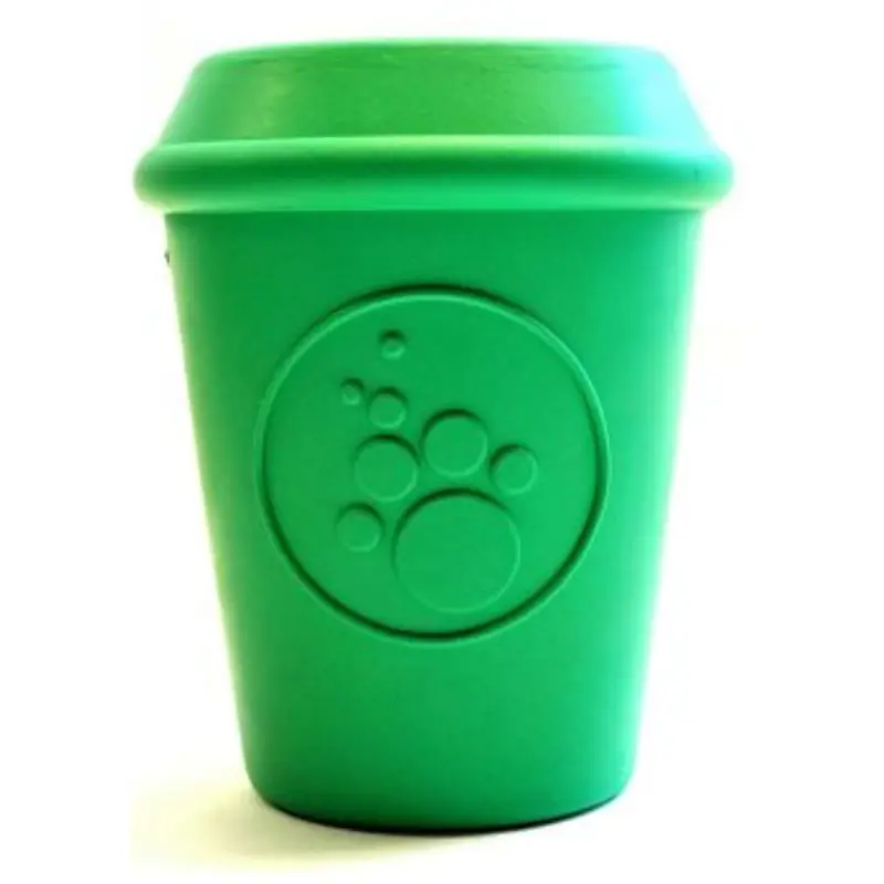 SodaPup Rubber Coffee Cup Chew & Treat Dispenser