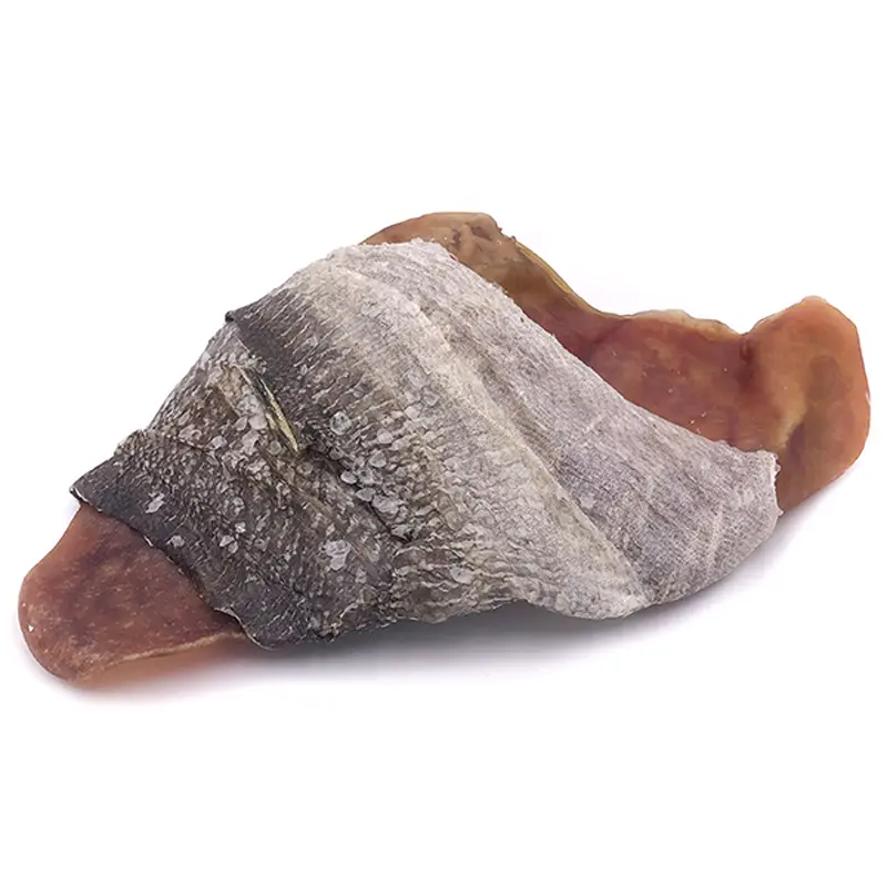 Icelandic+ Dog Cod Skin Wrapped Pig Ear