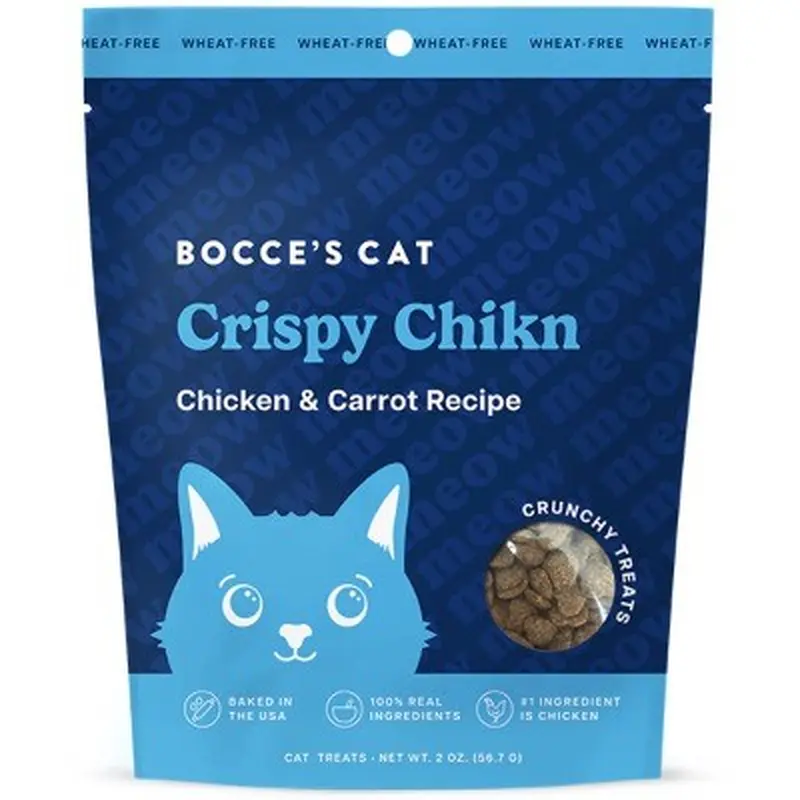 Bocce's Bakery Crispy Chikn Crunchy Cat Treats, 2-oz