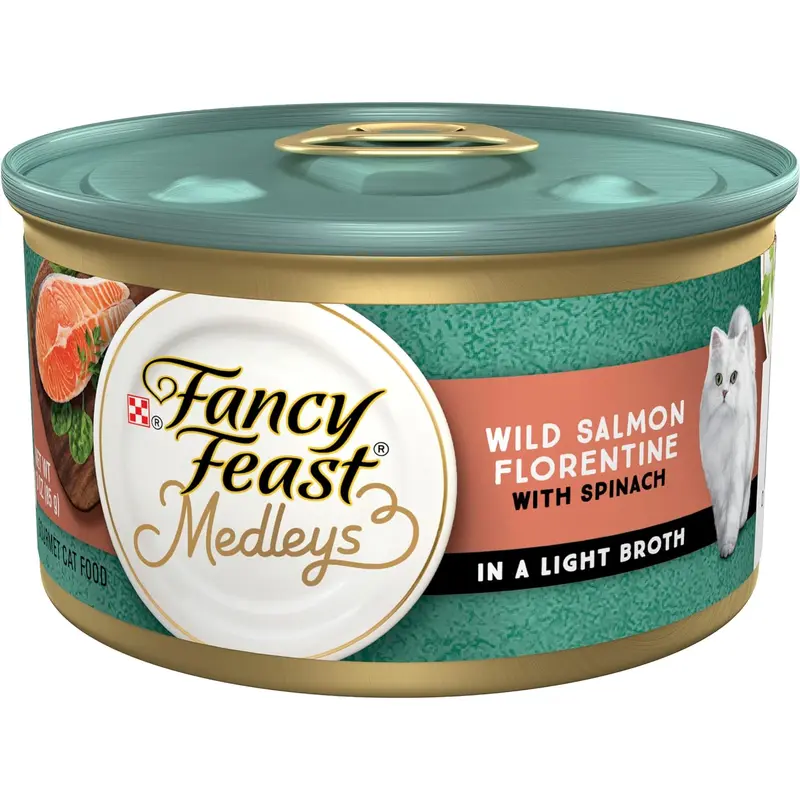 Fancy Feast Medleys Salmon Florentine (3oz)