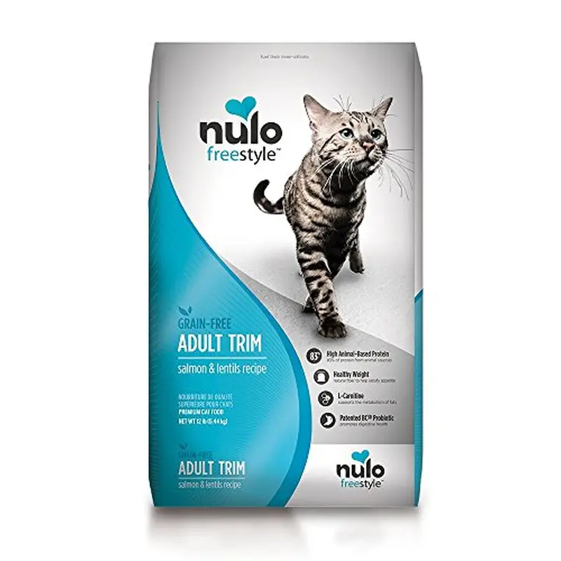Nulo Freestyle Grain-Free Adult Trim Salmon & Lentils Dry Cat Food, 12 Lb
