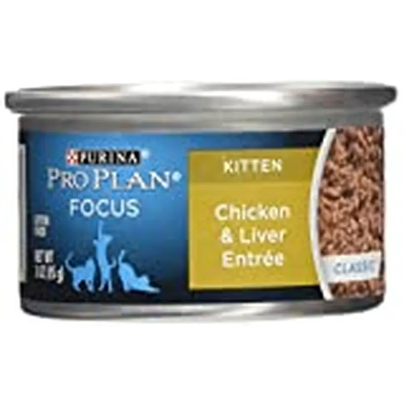 Purina Pro Plan Canned Kitten Chicken Liver Food, 3 oz.