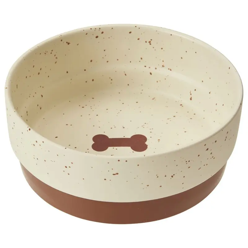 Spot Bowl Sedona Chestnut Brown Dog Dish 7"