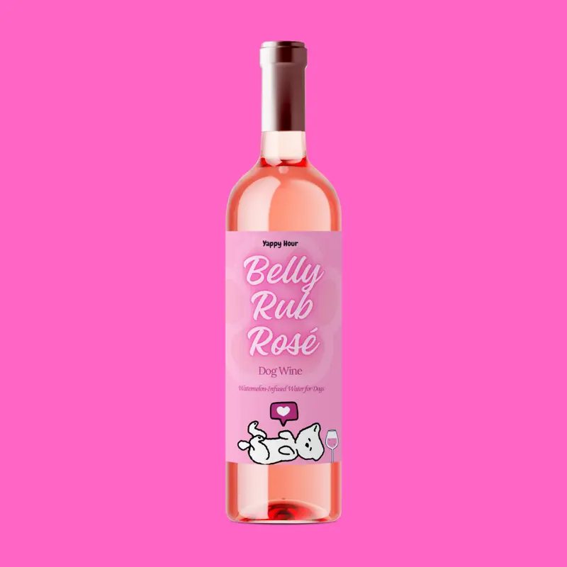 Belly Rub Ros Dog Wine
