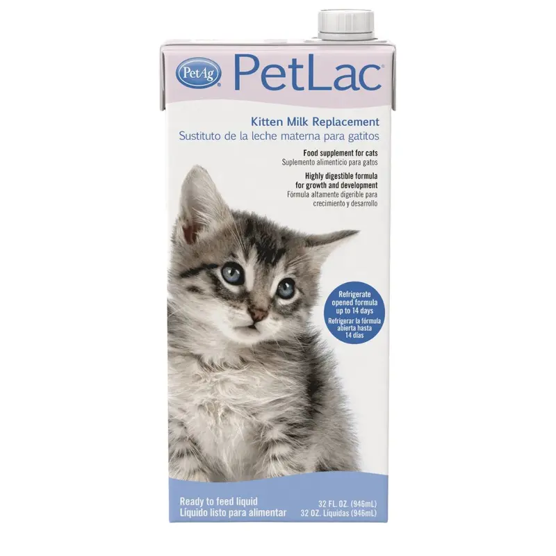 Pet Ag PetLac Liquid for Kittens Milk Replacer 32oz