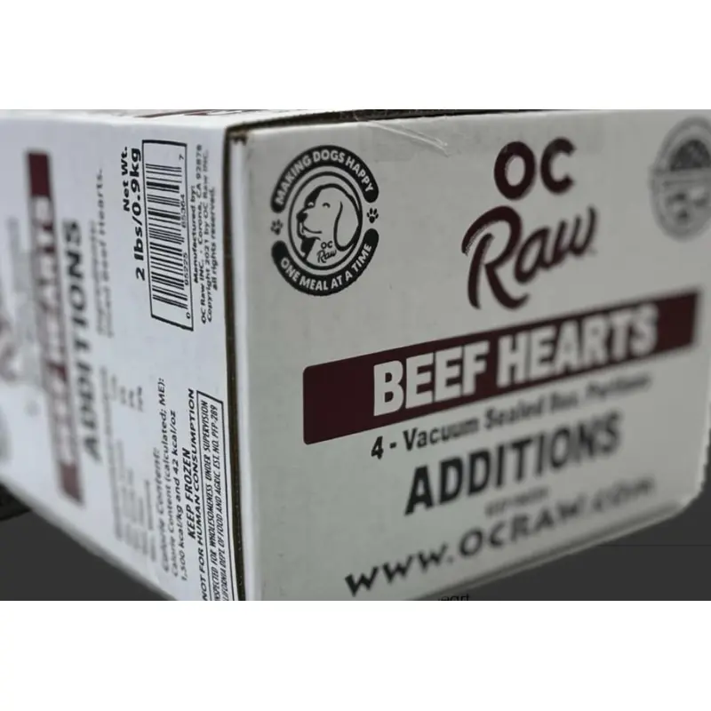 OC Raw Beef Heart 2#