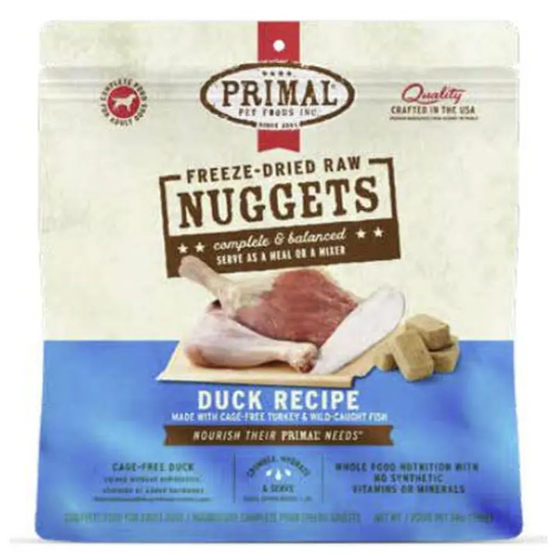 Primal Dog Food FD Duck, Turkey, & Fish 14 oz