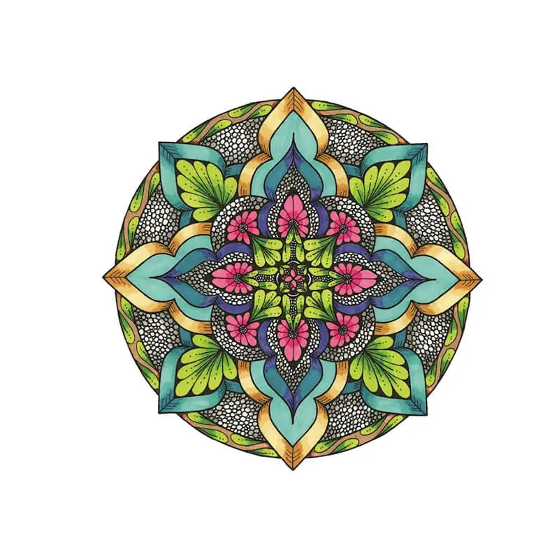TangleEasy Guided Journal Mandala