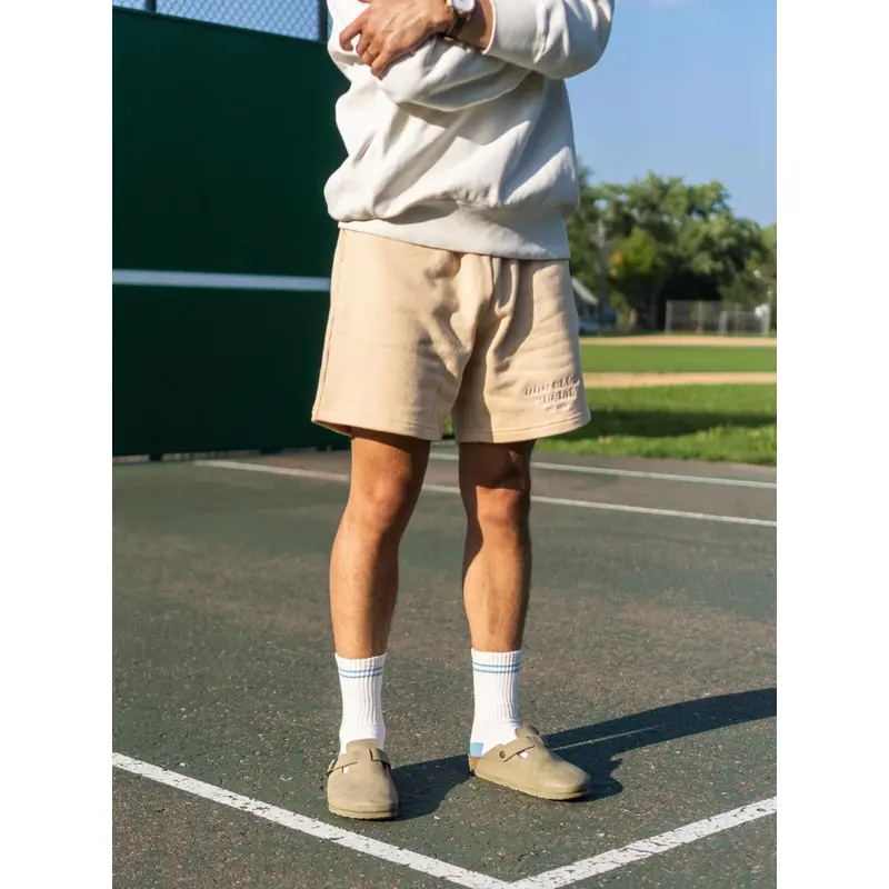Human Embroidered Sweatshort