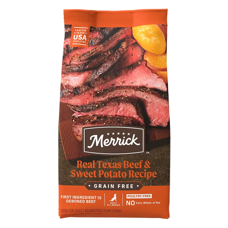Merrick Grain Free Adult Beef and Sweet Potato Dog Dry Food