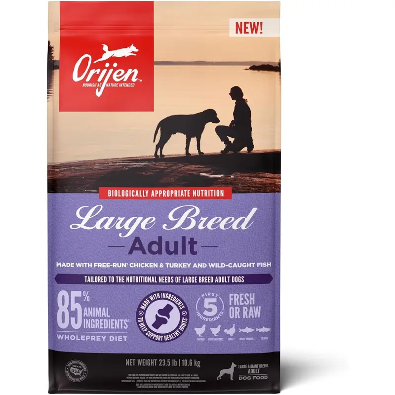 Orijen Large Breed Adult Dry Dog Food (23.5lb)