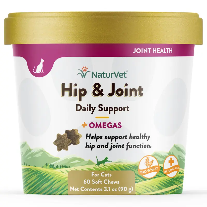 Naturvet Hip & Joint Cat Soft Chews 60ct