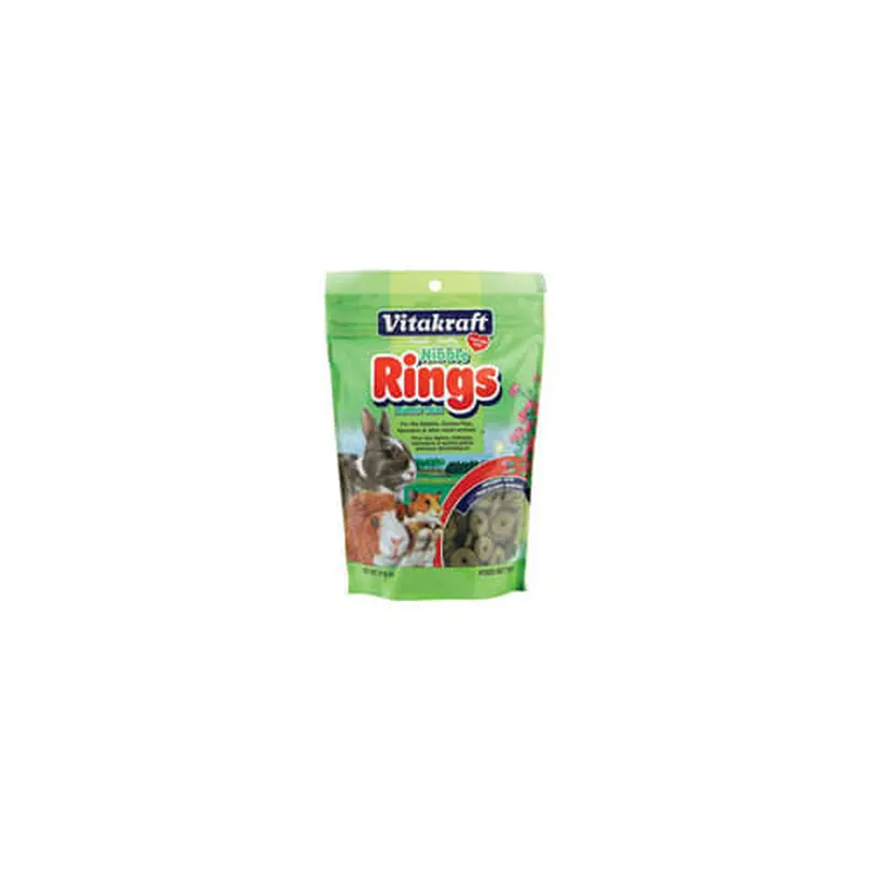 Vitakraft Nibble Rings Small Animal Treat  10.6 oz.