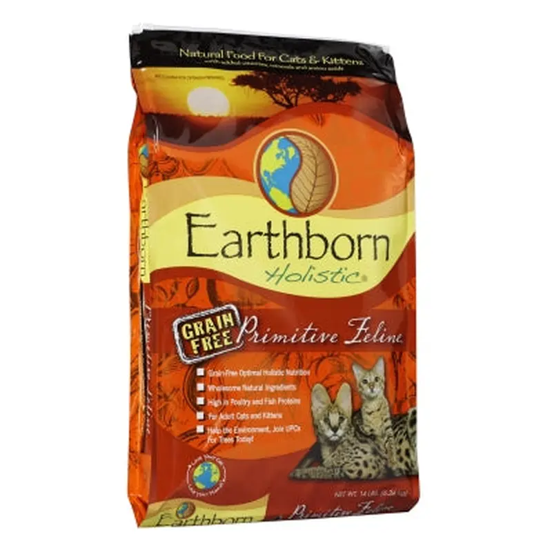 Earthborn Holistic Grain-Free Primitive Feline Natural Dry Cat Food, 12.5 lb