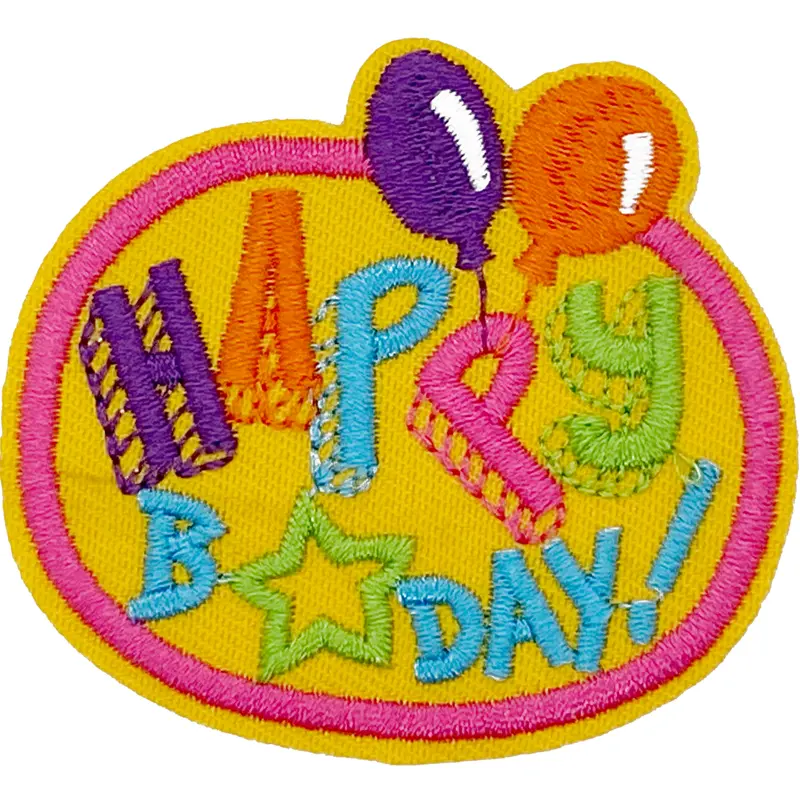 Happy Birthday 1 (Yellow) - Patch