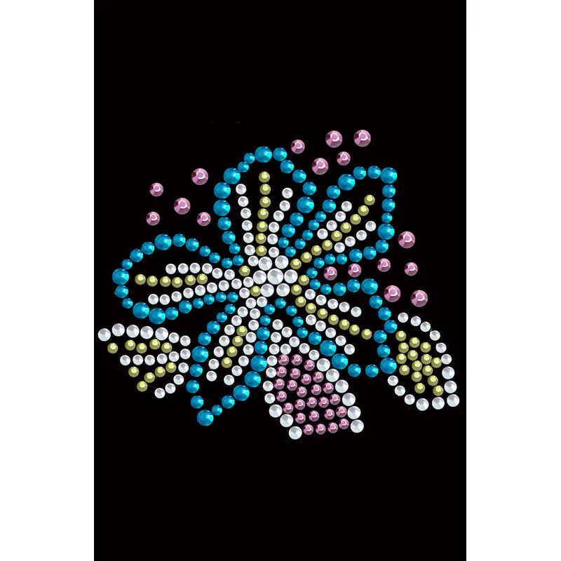 Turquoise Flower - Bandanna