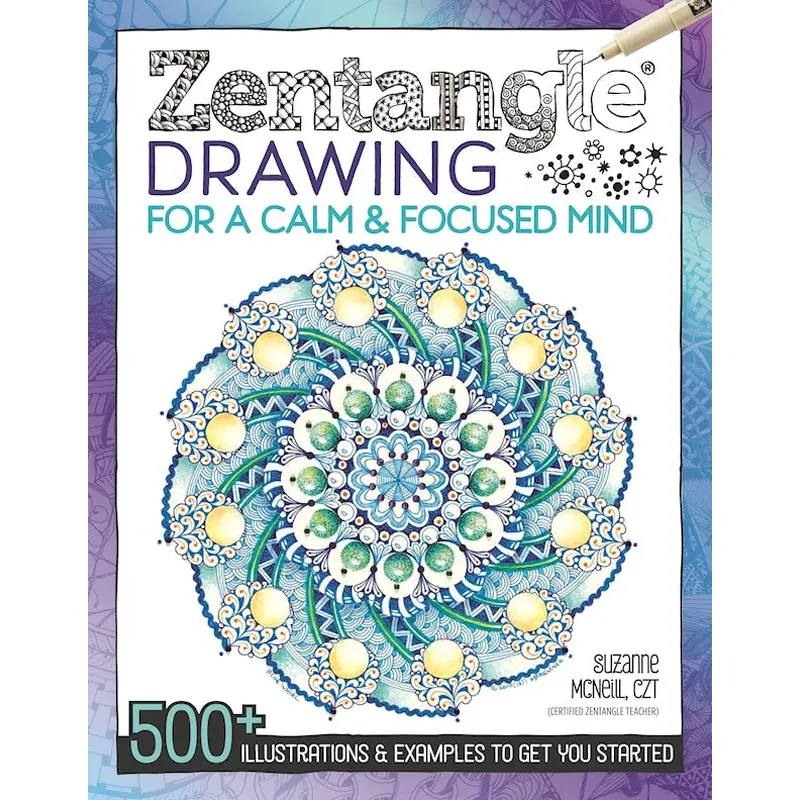 Zentangle Drawing for a Calm & Focused Mind
